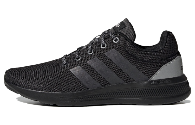 Мужские кроссовки adidas neo Lite Racer (черно-серые) — Чёрный / серый — фото 1