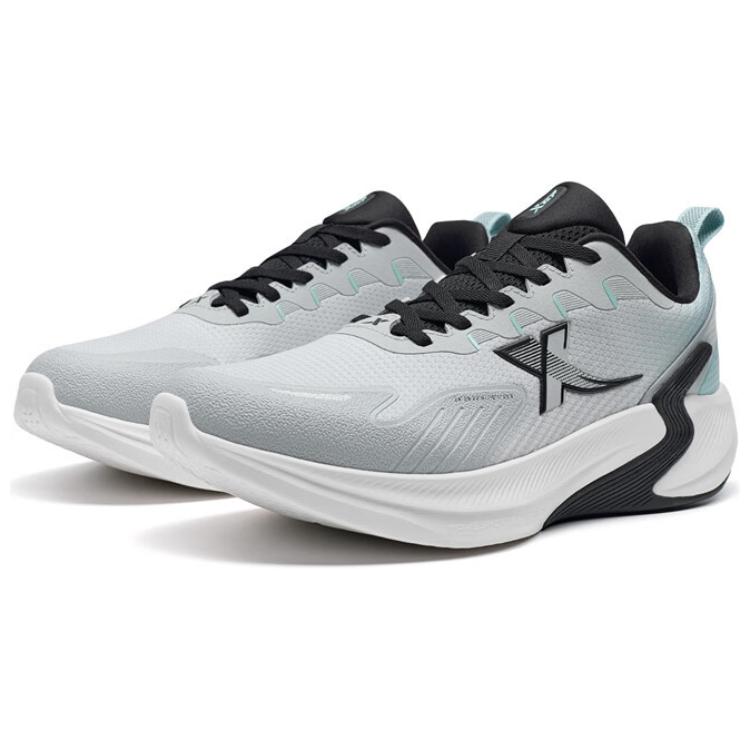 XTEP Cushioning Breathable Low top Running Shoes Men’s Gray Blue