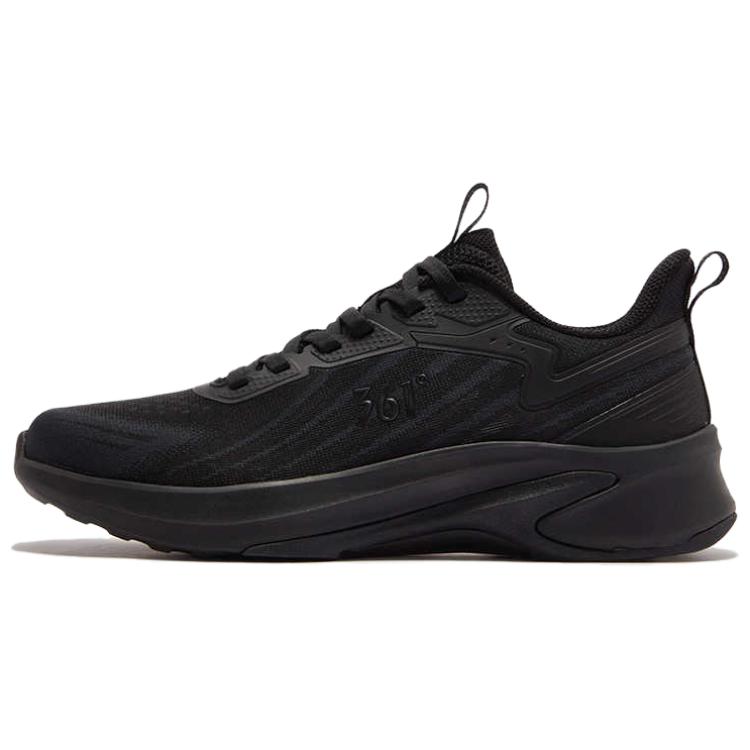 361° Sharp Teeth Breathable Lightweight Rebound Low top Casual Training Running Shoes Women’s Black