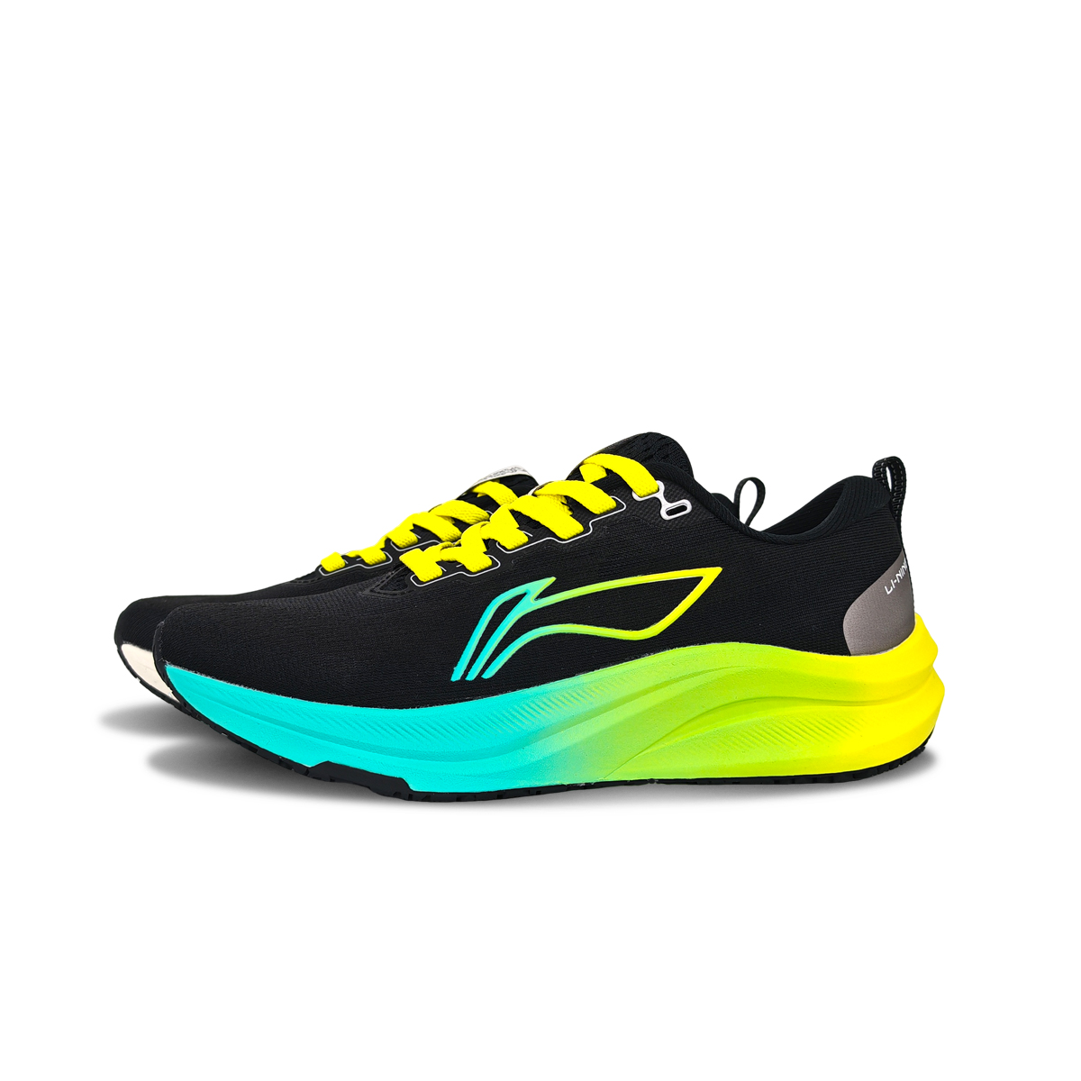 Li Ning Red Hare 8 Cushioning Slip Resistant Abrasion Resistant Low top Running Shoes Unisex Blue Green Yellow Gradient