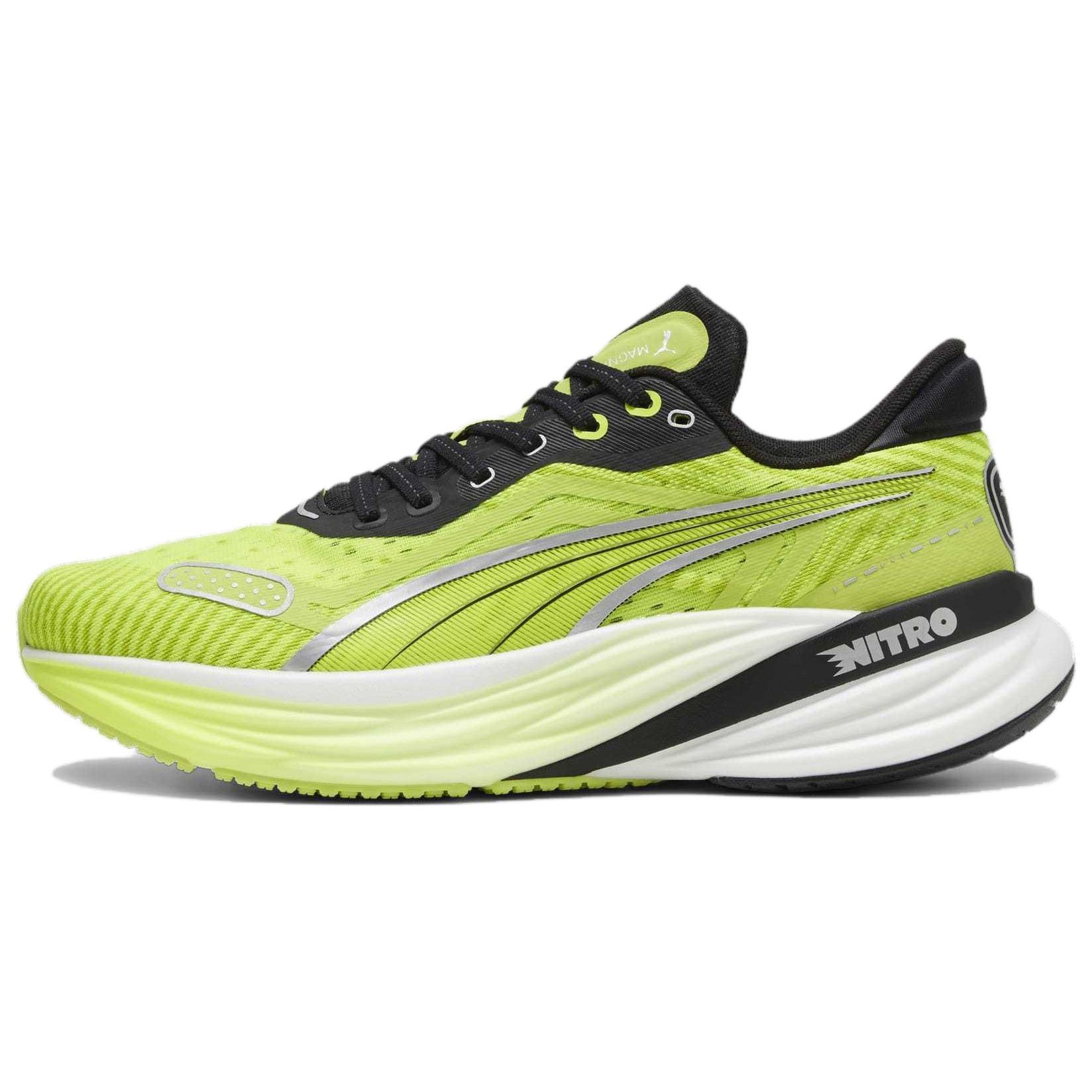 PUMA Magnify Nitro 2 Comfortable And Breathable Cushioning, Wear Resistant Low top Casual Running Shoes Men's