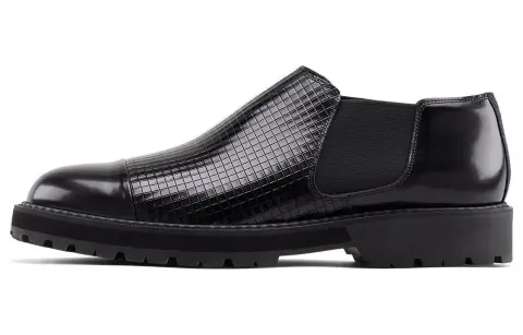 Onitsuka Tiger Side Gore Leather Ankle Boots 'Black'