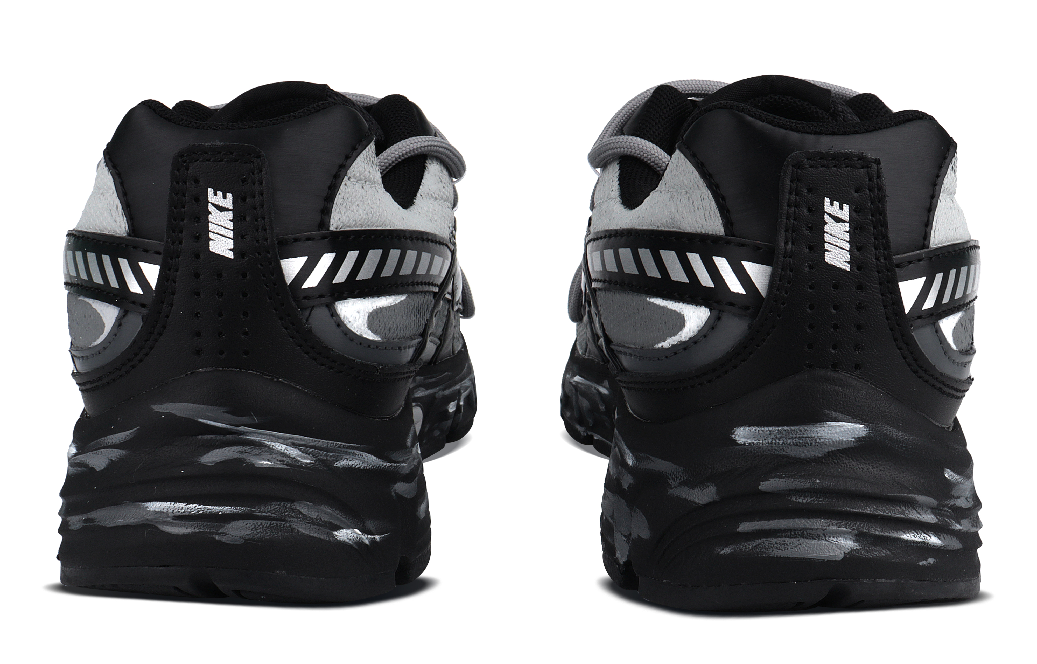 Nike Initiator Cushioning Abrasion Resistant Cushioning, Wear Resistant Low top Running Shoes Unisex Black Gray