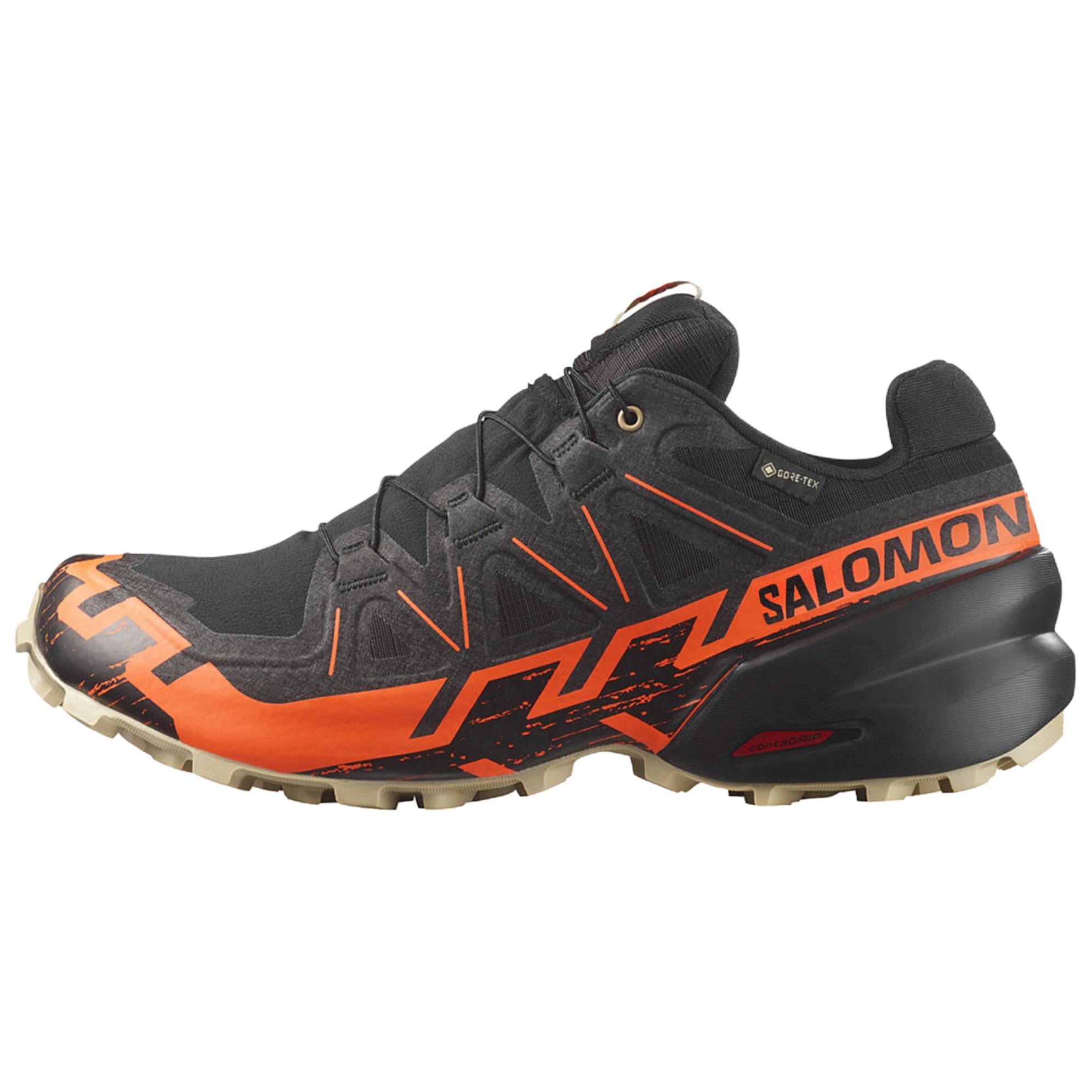 SALOMON Speedcross 6 Trail Running Shoes Unisex Black Orange