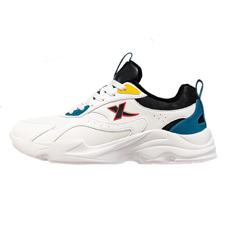 XTEP Cushioning Thermal Cushioning Thermal Low top Running Shoes Men’s White Teal Blue