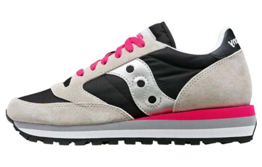Saucony Jazz Triple Grey Black Pink Women's