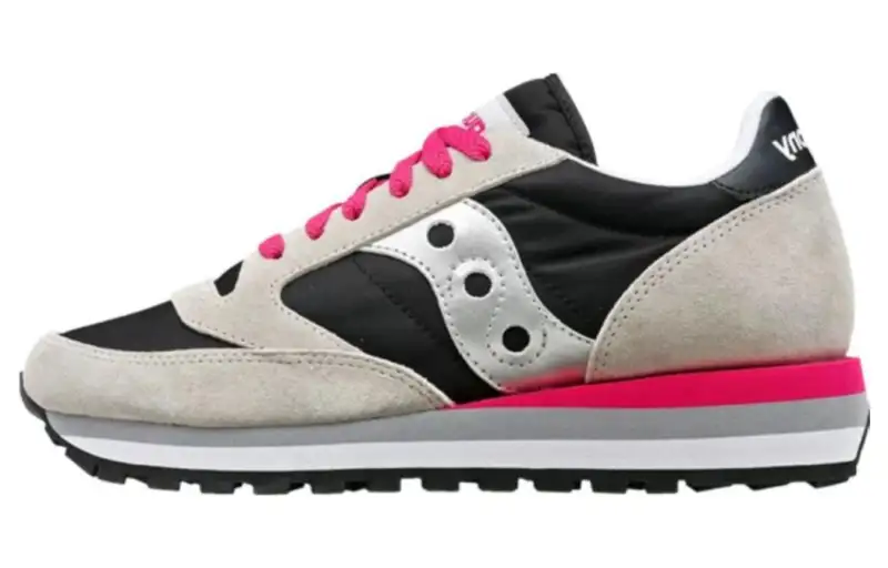 Saucony Jazz Triple Grey Black Pink Women's