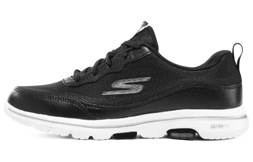 Skechers Go Walk 5 Cushioning Abrasion Resistant Cushioning, Wear Resistant Low top Running Shoes Women's Black White