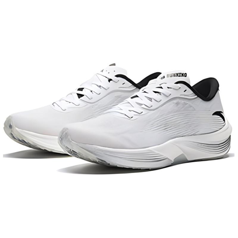 Anta Cushioning Abrasion Resistant Rebound Low top Marathon Running Shoes Men’s White Black