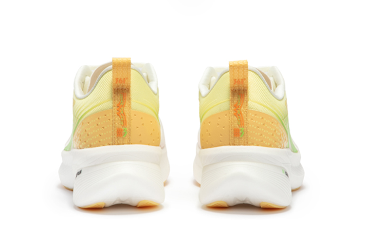 361° Flame ST Running Shoes Men’s Low Top Feather White/Smoothie Yellow