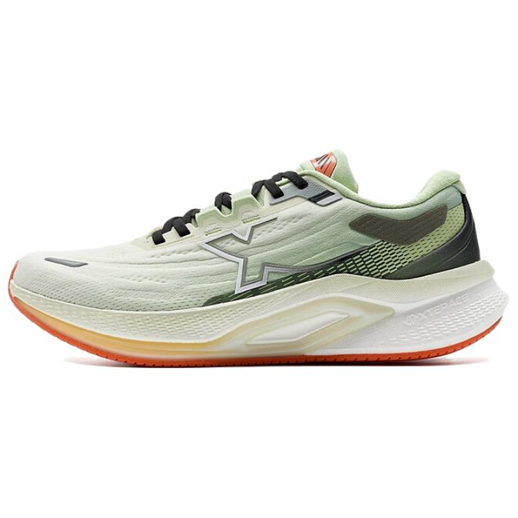 XTEP Abrasion Resistant Slip Resistant Coverage Low top Casual Running Shoes Men’s Green