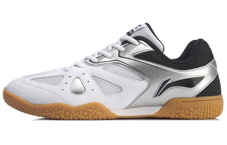LINING Hawk-Eye Men’s Table Tennis Shoes — White/Black