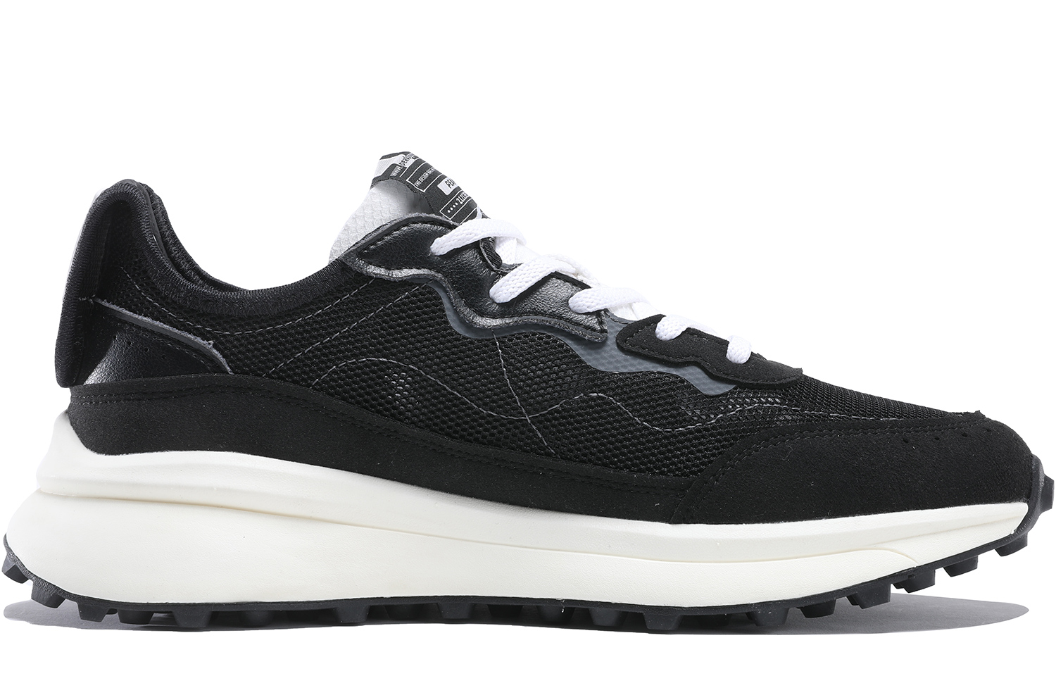 PEAK Flick 70s Cushioning Slip Resistant Abrasion Resistant Lightweight Low top Running Shoes Women’s Black