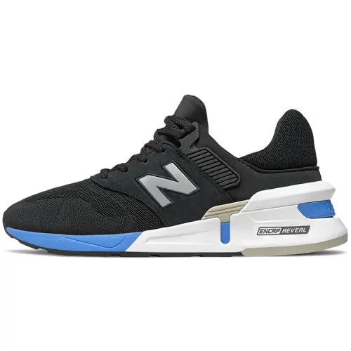 New Balance NB 997S Trendy Low top Marathon Running Shoes Men's Black Blue D Width
