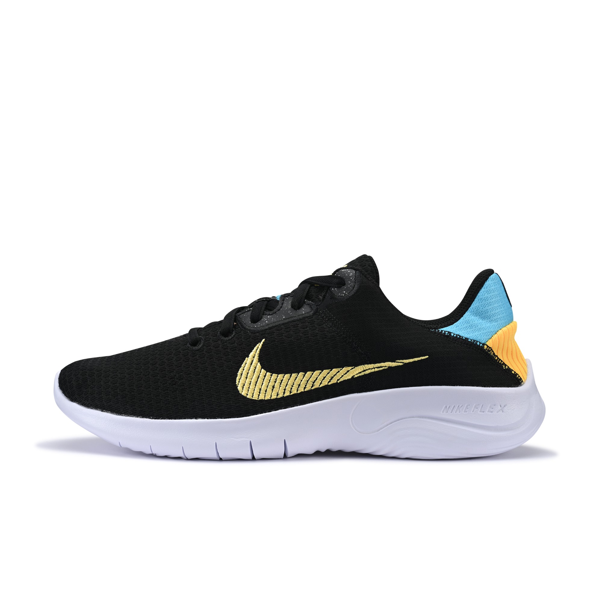 Nike Flex Experience Run 11 Comfortable, wear-resistant, breathable, shock-absorbing and non-slip, low-cut rubber casual running shoes, women's, pulse lemon yellow green