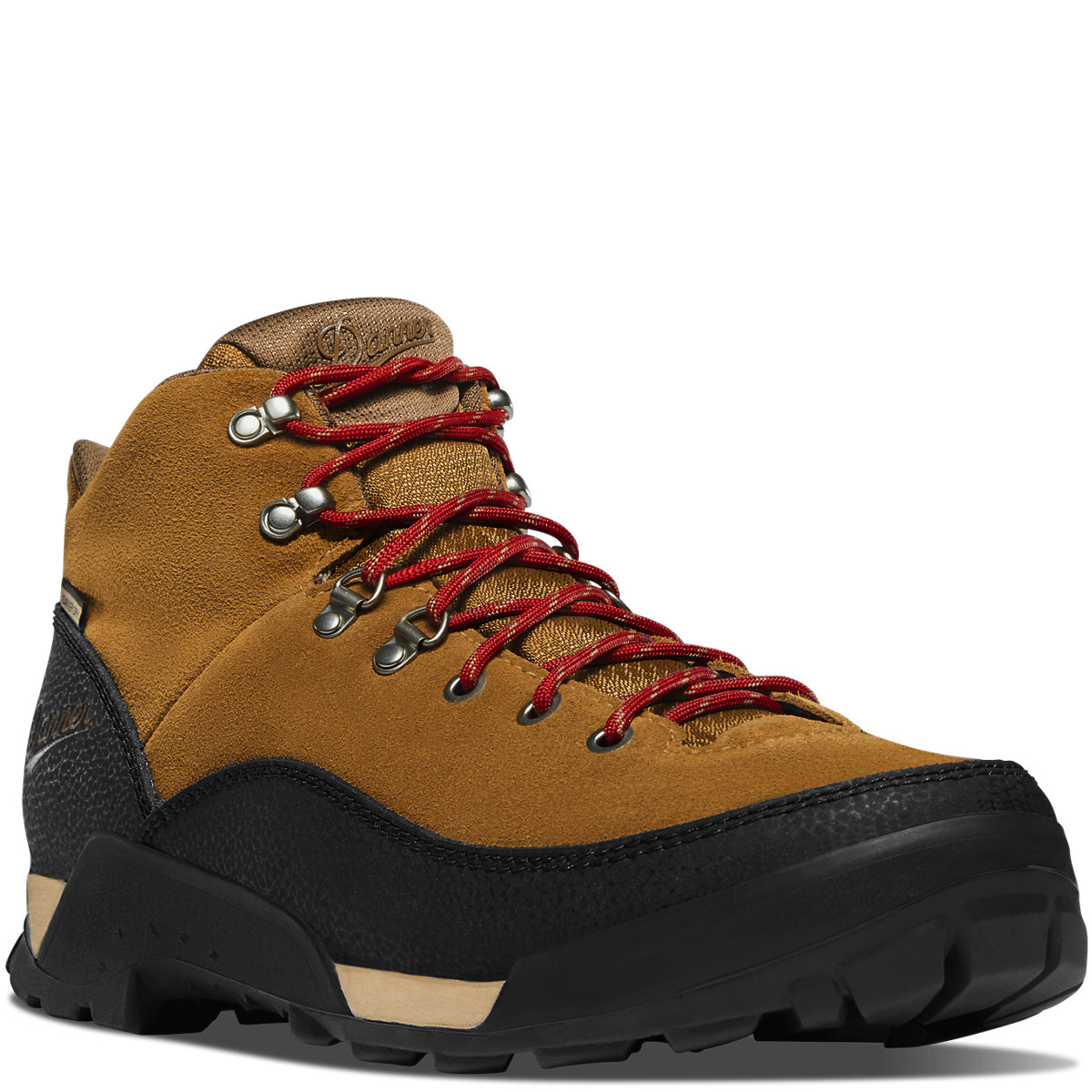 Danner Non Slip And Waterproof, Breathable, And Quick Dry Mid top Outdoor Shoes Men’s Brown Red