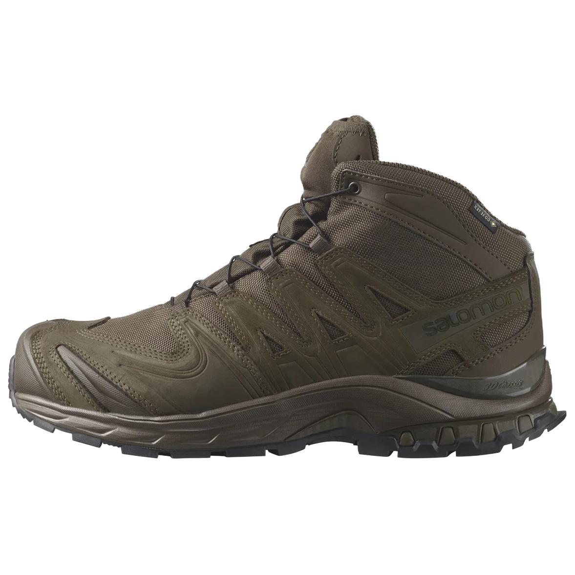 SALOMON XA FORCES Slip Resistant Abrasion Resistant Mid top Outdoor Shoes Unisex Brown