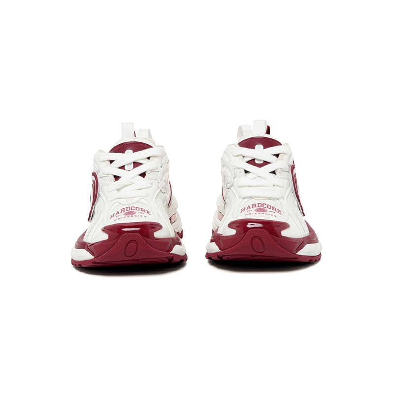STA x OLD ORDER Cushioning Low top Running Shoes Unisex White Red