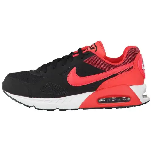Nike Air Max Ivo Comfortable And Lightweight Low top Casual Running Shoes Women's Black Red