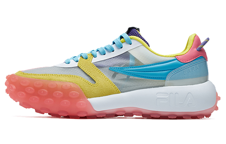 FILA Gara Trendy Versatile Textile, Split Cow Leather Cushioning Abrasion Resistant Breathable