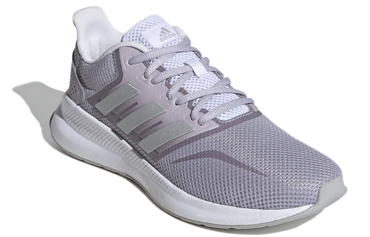 Женские кроссовки adidas neo Runfalcon 1.0 (фиолетово-серо-белые) — Фиолетовый / серый / белый — фото 3