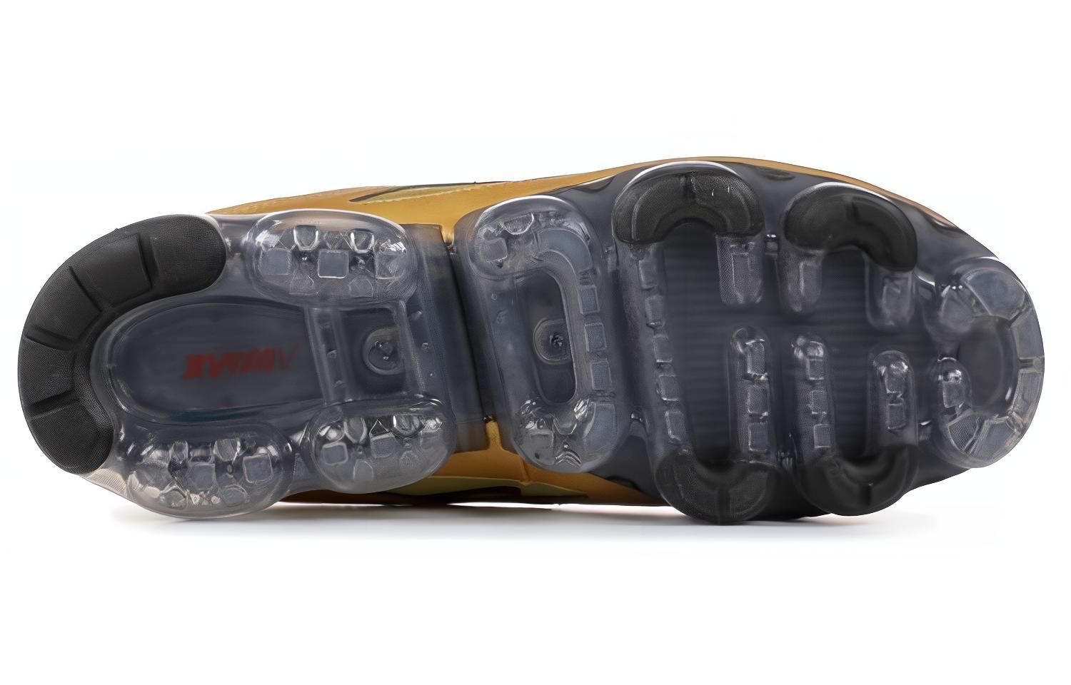 Мужские кроссовки Nike Vapormax 97 (черно-золотой) — фото 4