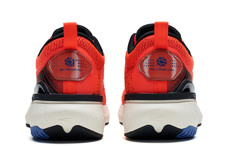 361° Cushioning Slip Resistant Cushioning Slip Resistant Low top Running Shoes Men’s Red Orange