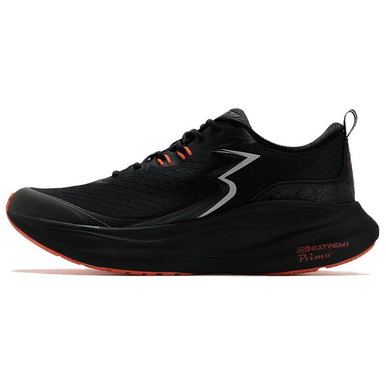 361° Abrasion Resistant Breathable Rebound Low top Running Shoes Men’s Black Orange