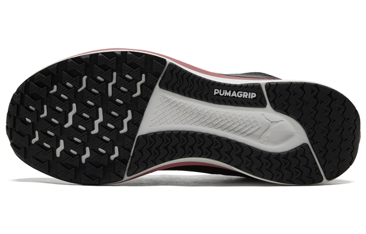 Женские кроссовки PUMA Velocity Nitro 1 Wtr Wns (черно-серебристо-желтые) — Чёрный / серебристый / жёлтый / красный / белый — фото 6