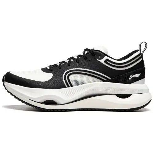Li Ning Fabric Cushioning Slip Resistant Abrasion Resistant Lightweight Rebound Low top Running Shoes Women's