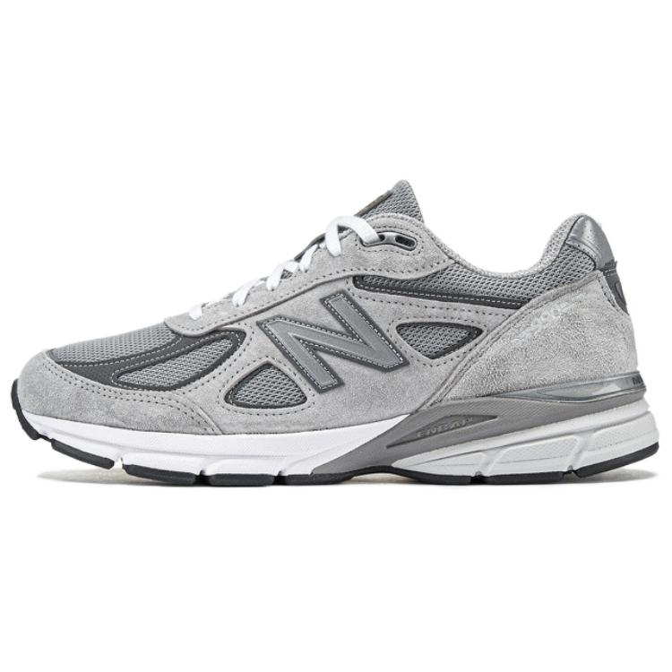 New Balance NB 990 V4 retro comfortable shock-absorbing and wear-resistant low-top casual urban commuting running shoes for men and women, gray