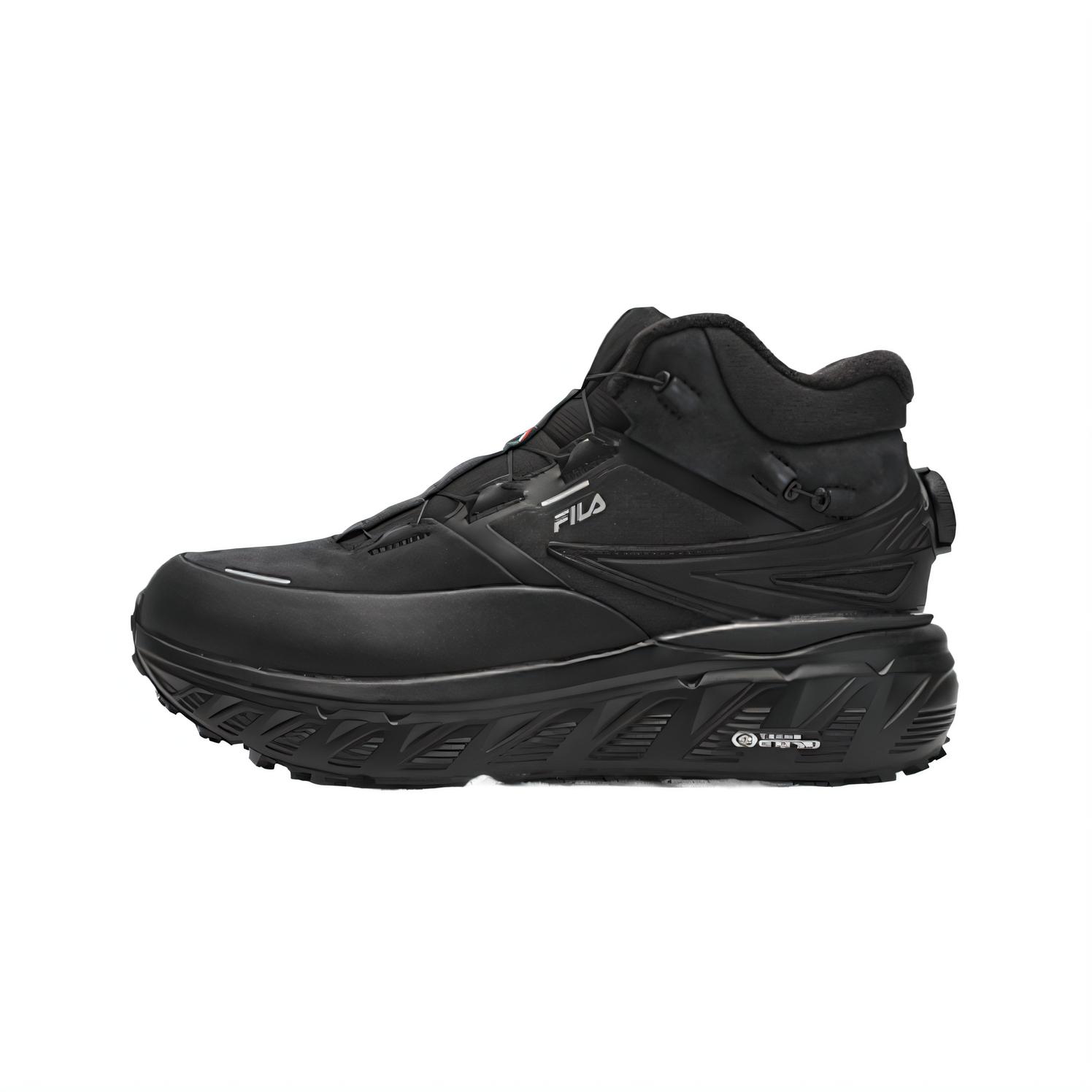 FILA BOA EXPLORER Cushioning Mid top Outdoor Shoes Men's Black
