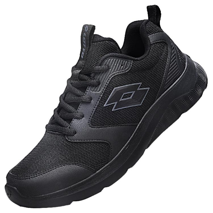 LOTTO Cushioning Slip Resistant Breathable Cushioning Slip Resistant Breathable Low top Running Shoes Unisex Black
