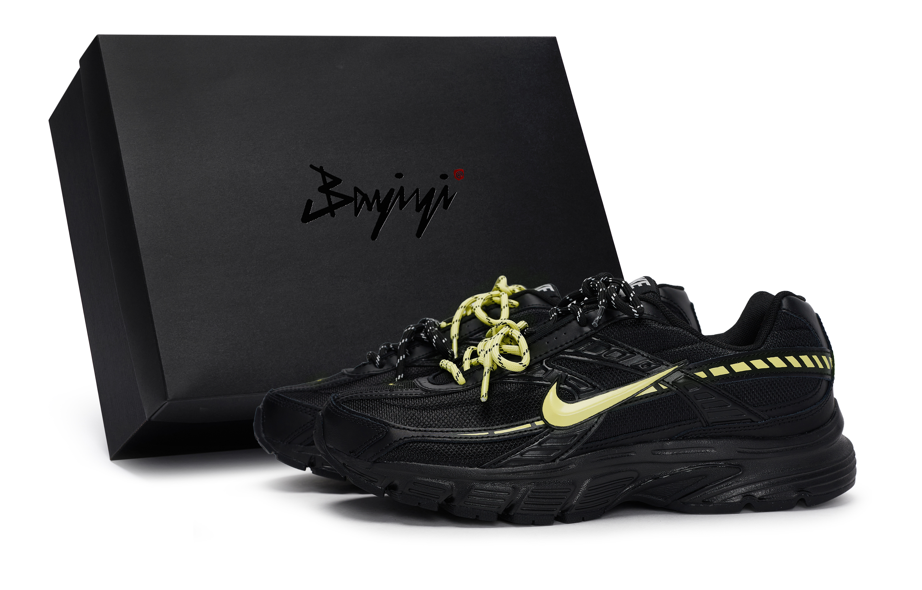 Nike Initiator Slip Resistant Abrasion Resistant Slip Resistant Abrasion Resistant Low top Running Shoes Men’s