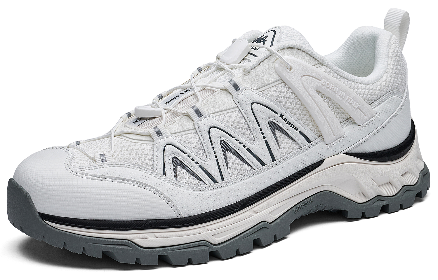 Kappa Low top Running Shoes Unisex Classic White, Black