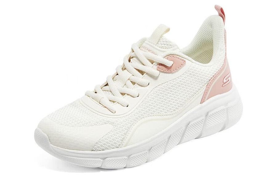Skechers Bob’s Fabric Low top Running Shoes Women’s White Orange