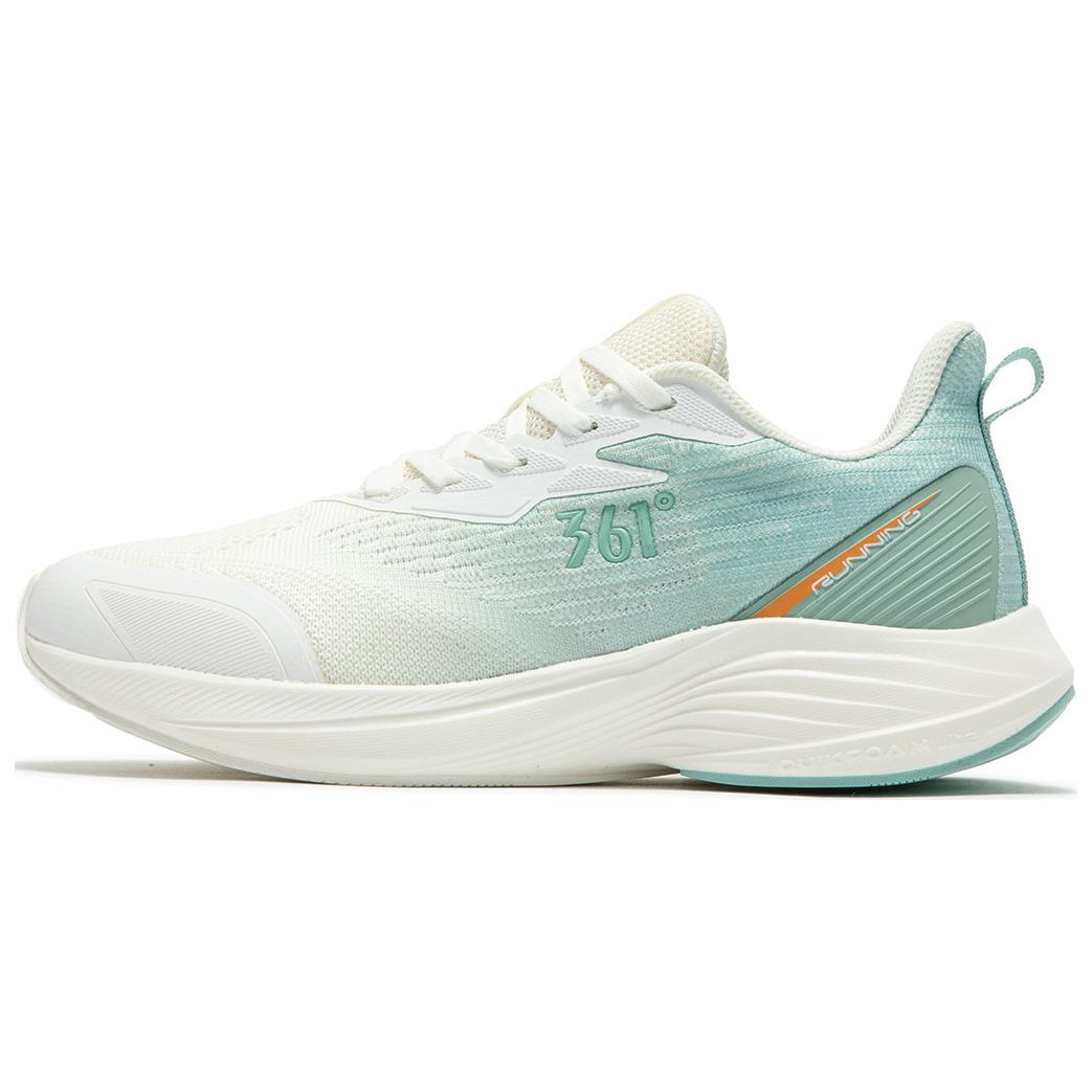 361° Abrasion Resistant Breathable Slip Resistant Low top Casual Running Shoes Women’s White Green