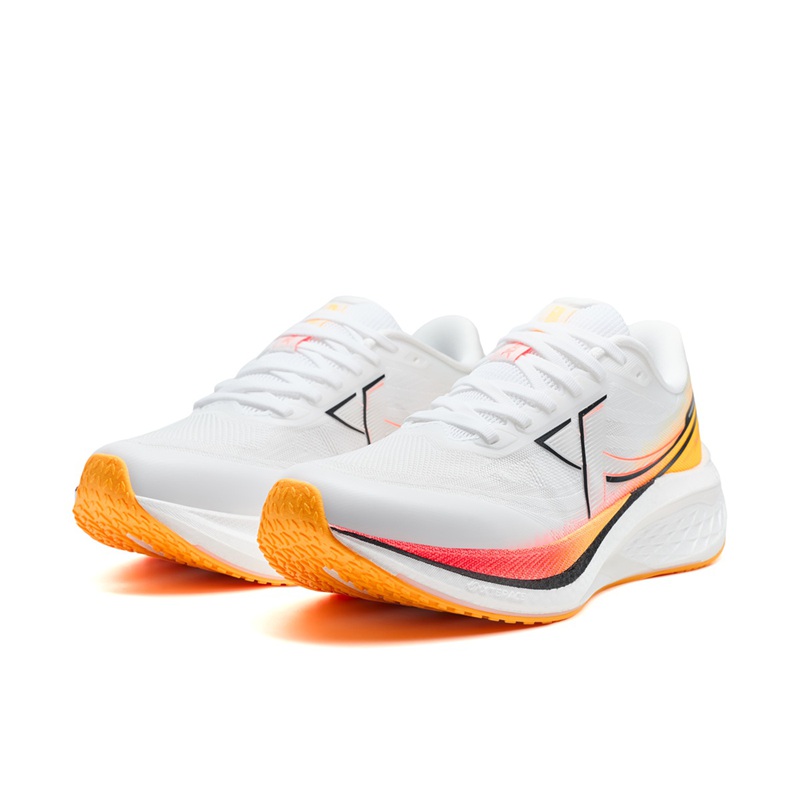 XTEP 5 Speed 3 Low top Casual Running Shoes Men’s White Orange