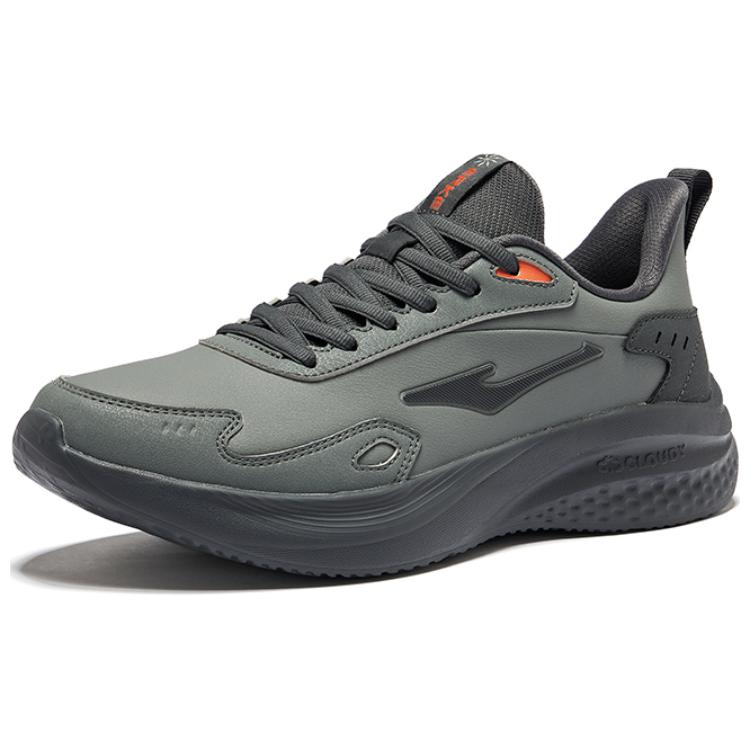 Erke Treat Yourself Cushioning Slip Resistant Low top Running Shoes Men’s Steel Gray Carbon Gray