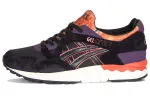Asics Gel Lyte 5 Lightweight Abrasion Resistant Low top Running Shoes Unisex Black Purple