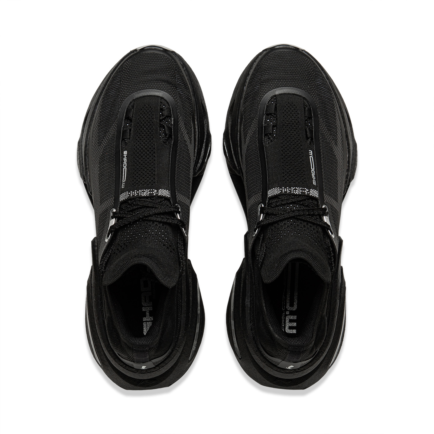 Li Ning Shadow 3.0 Fabric Low top Li Ning BOOM Technology Racing Running Shoes Unisex Black