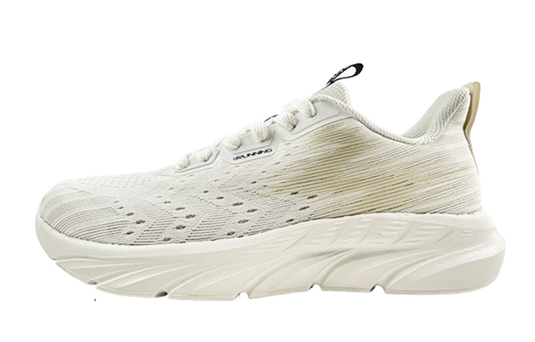 361° Wear resistant, Non slip And Breathable Low top Running Shoes Men’s Feather White