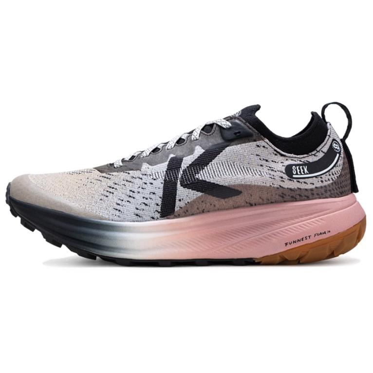 Keen Seek Fabric Abrasion Resistant Breathable Rebound Low top Running Shoes Men’s Black