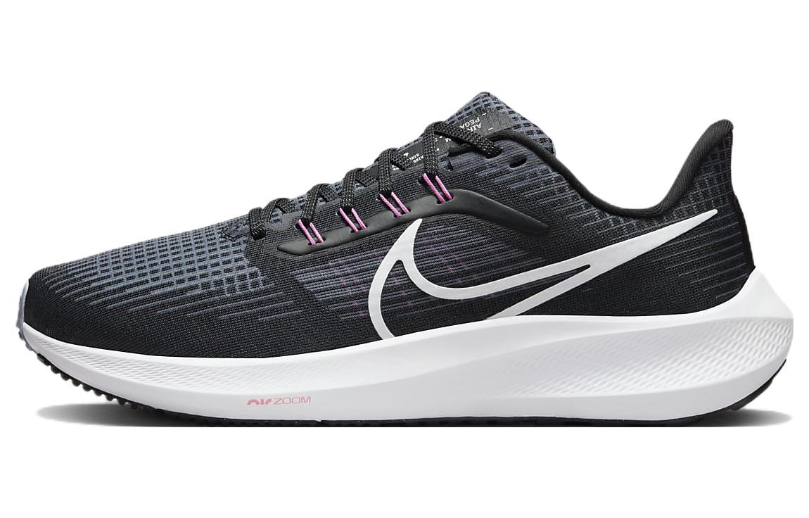 Nike Air Zoom Pegasus 39 fashionable fabric wear-resistant breathable wrapping low-top casual training running shoes men's black