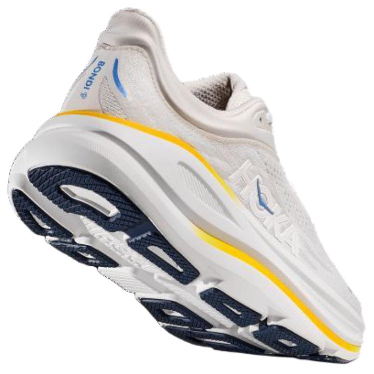 HOKA ONE ONE Bondi 9 Abrasion Resistant Low top Supercritical Patch Style Rubber Long Distance Running Shoes