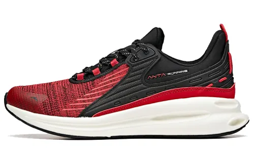 Anta Running Collection Comfortable Cushioning Slip Resistant Abrasion Resistant Breathable Low top Running Shoes Men's