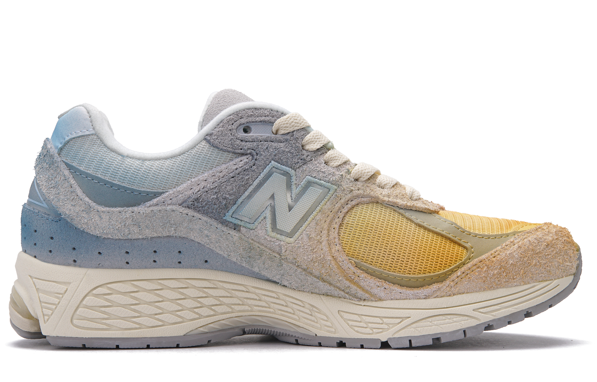 New Balance NB 2002R Low top Running Shoes Unisex Yellow Blue