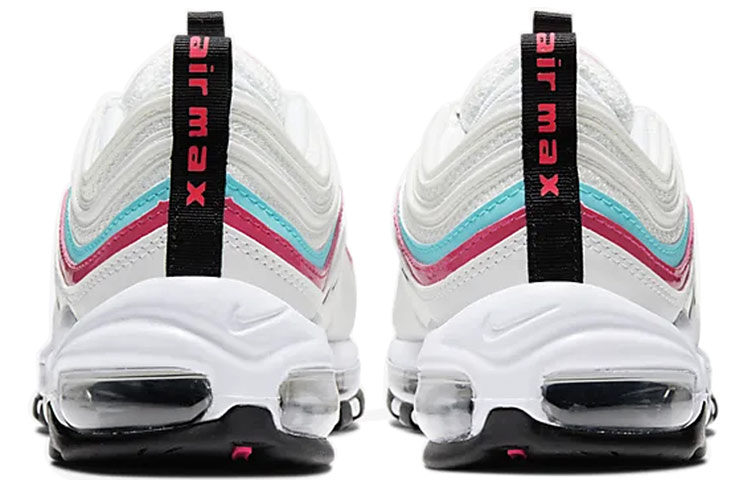 Женские кроссовки Nike Air Max 97 (красно-сине-белые) — Красный / синий / белый — фото 4