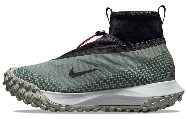 Nike ACG Mountain Fly gore-tex \"clay green\"comfortable high top cross-country running shoes men and women Clay green
