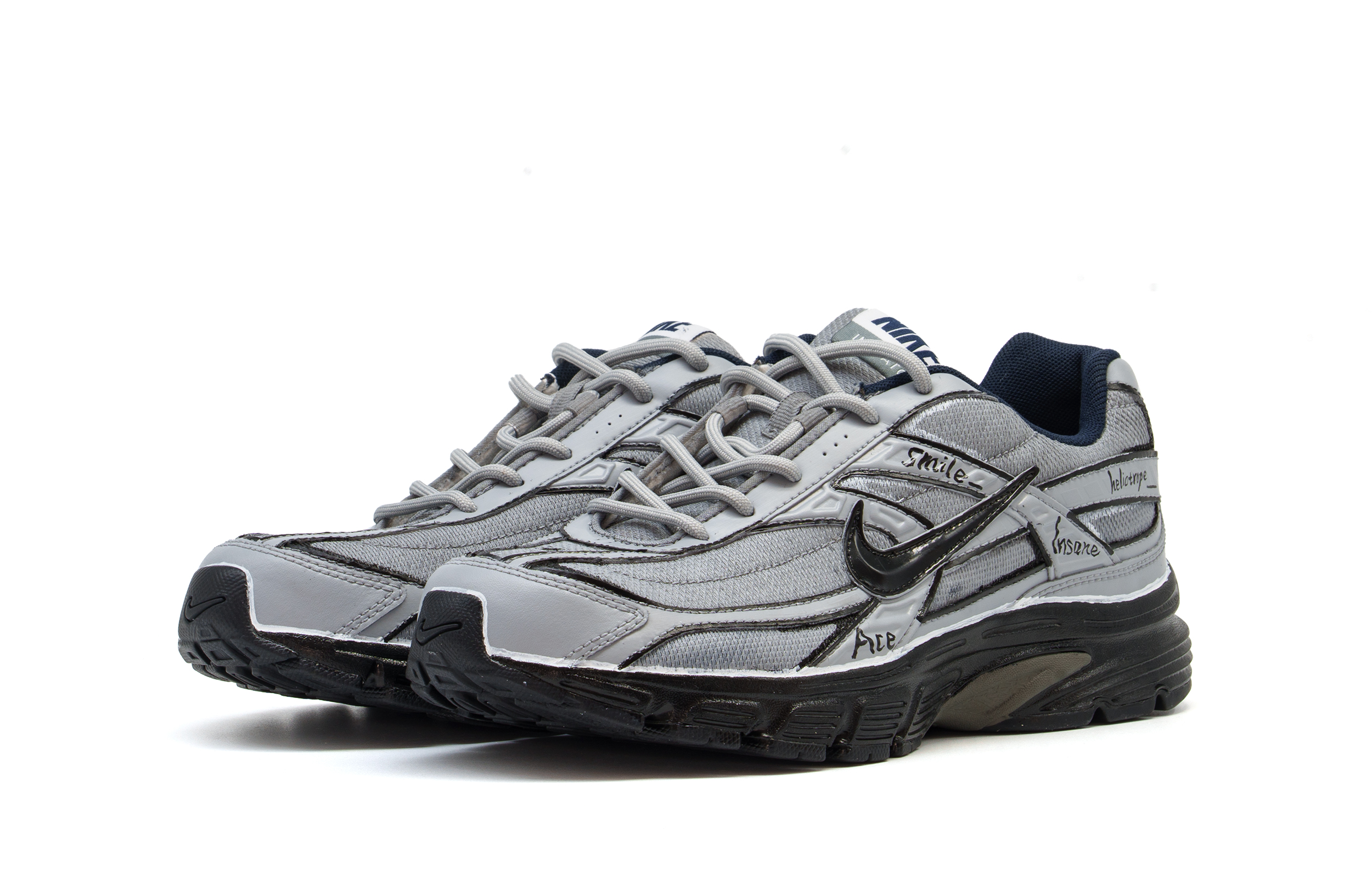 Nike Initiator Cushioning Breathable Low top Running Shoes Men’s Gray